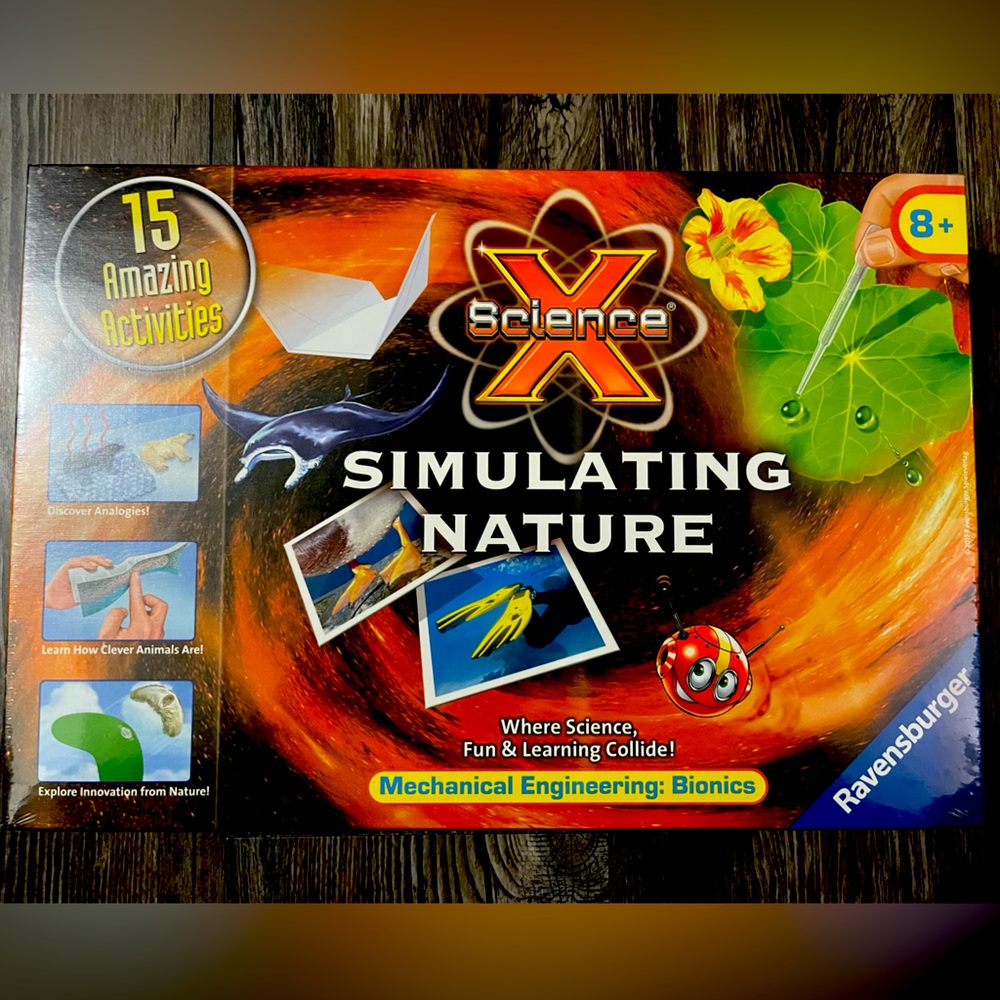 Ravensburger Science X Simulating Nature STEM Mechanical Engineering Bionics.